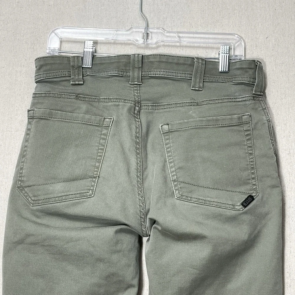 5.11 Tactical Pants 30x32 Green Straight‎ Leg Work Utility Mens 511